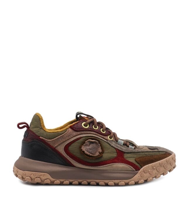 Satorisan Satorisan heren sneakers groen Khaki Satorisan Heren Sneakers in Groen online kopen