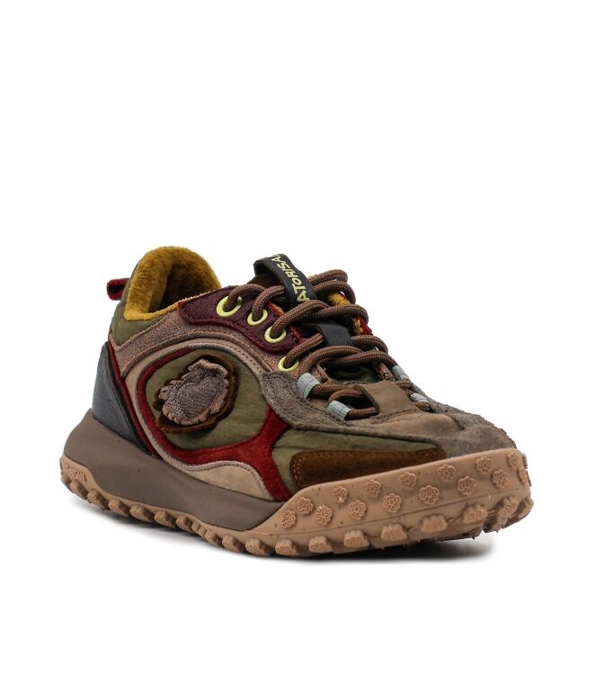 Satorisan Satorisan heren sneakers groen Khaki Satorisan Heren Sneakers in Groen online kopen