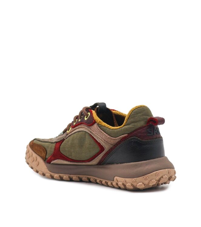 Satorisan Satorisan heren sneakers groen Khaki Satorisan Heren Sneakers in Groen online kopen