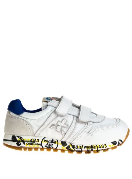 Premiata Kids sneakers klittenband wit