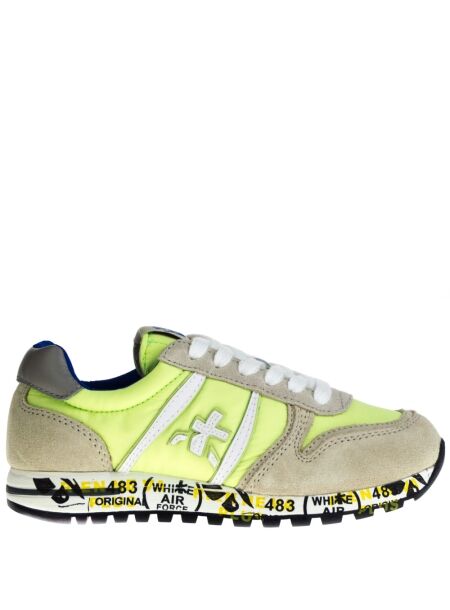 Premiata  Kinder sneakers groen beige