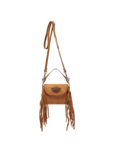 El vaquero Dames tassen naturel suede