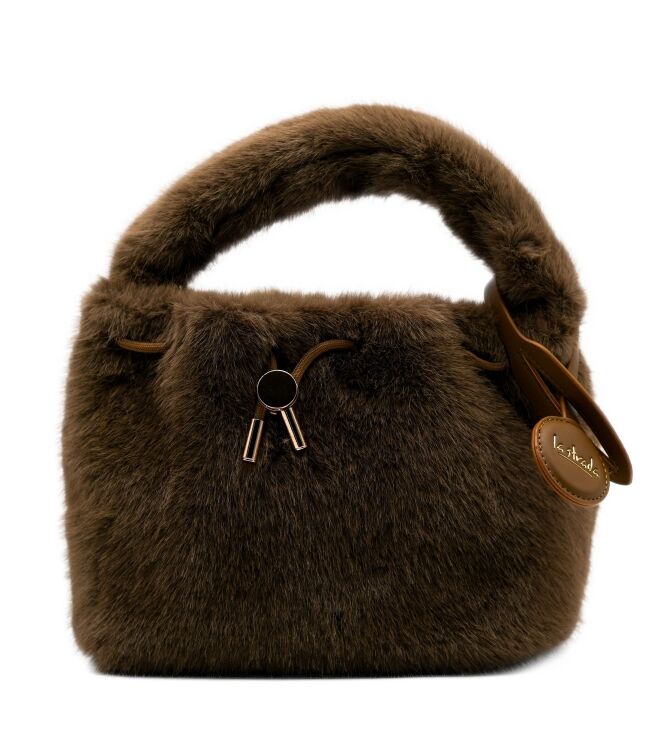la strada  Tassen Taupe Fur 