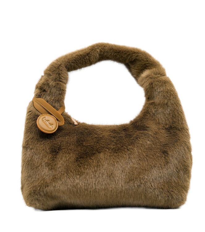 la strada la strada tassen Taupe Fur la strada Tassen Taupe Fur