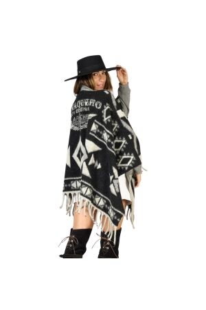 El Vaquero dames ponchos´s zwart